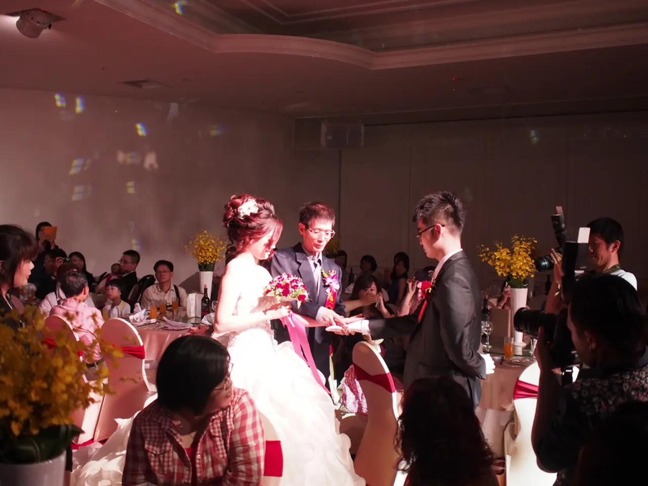 No one misses out on dancing at weddings.