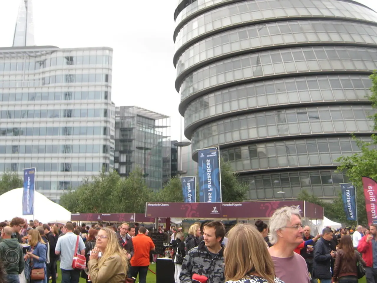 Crowds of residents gather for heartfelt goodbyes