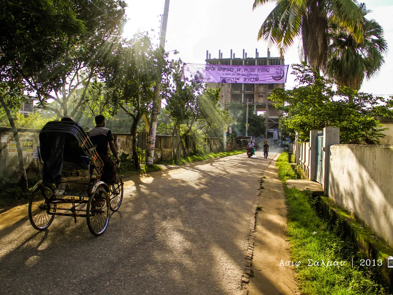 Indian Prime Minister Narendra Modi positioned himself among rank-and-file BJP MPs during the...