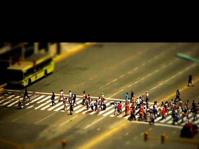 Bus collides with a pedestrian, halts abruptly; authorities search for eyewitnesses to gather...