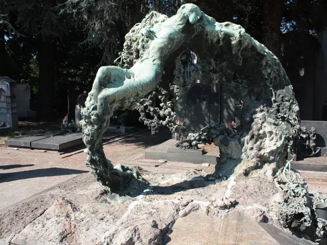 Cemetery pulses with a vibrant mosaic