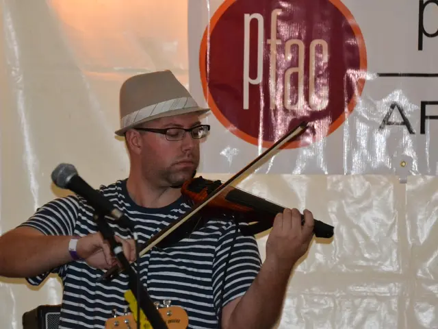 Violin performance prodigy gracefully overcomes a catastrophic bow malfunction, maintaining their...