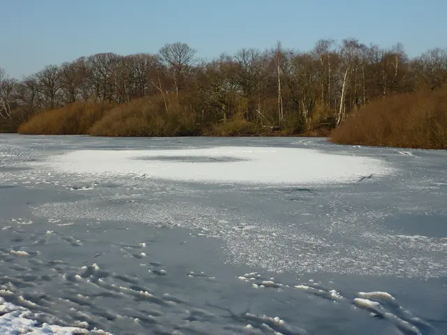 Pursuing elusive celestial particles utilizing radio antennas across Greenland's icy landscape