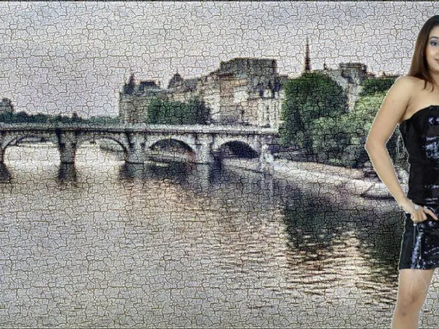 Luna Wedler, the actress, bewitched in her dream gown, at the Venice event.