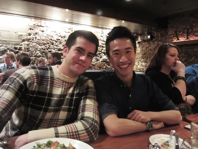 Lovers discovered publicly displaying ill-gotten items on a park bench