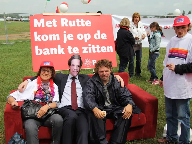 Village blockaded in Bottrop, positioned with barriers