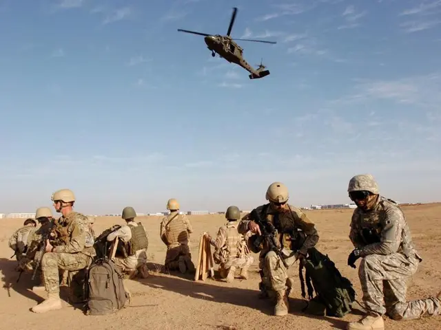 Helicopter dismount gone awry, resulting in a soldier's fall
