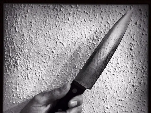 Four individuals apprehended for their assumed involvement in a violent, knife-wielding robbery.